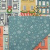 Furn Festive Town Duvet Set, Cotton, Multi, Single