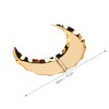 Serving Platter Zinc Alloy Fruit Plate Contemporary HalfMoon Shape Tableware