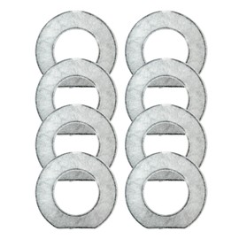 NISPIRA Replacement Filters for LumoLeaf UPSKY 70oz/2L Pet Water Bowl Drinking Fountain | Coconut Activated Charcoal for Dog Cat Water Dispenser | Pack of 8