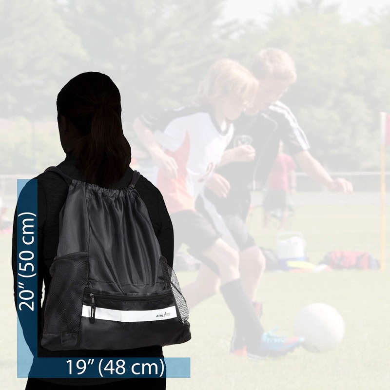 Athletico Drawstring Soccer Bag - Soccer Backpack Can Also Carry