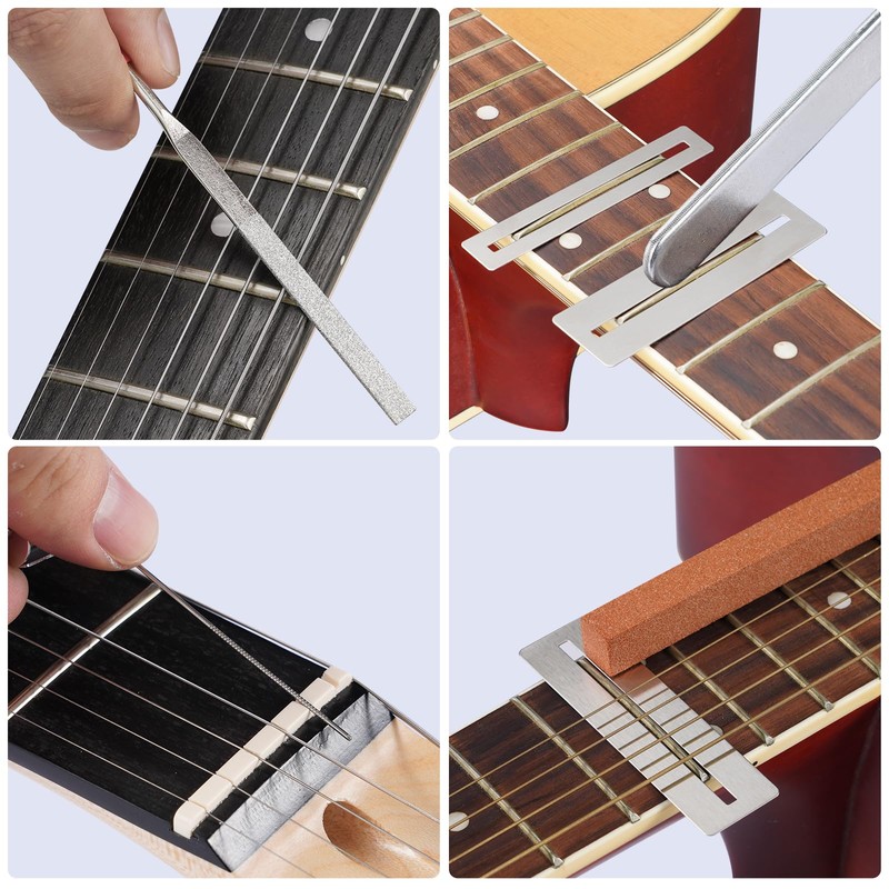 LEKATO 25Pcs Guitar Tool Kit, Guitar Repair Kit, Guitar Maintenance