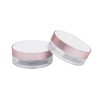 Sohynca 15g Clear Loose Powder Case, Makeup Puff Boxes, Travel