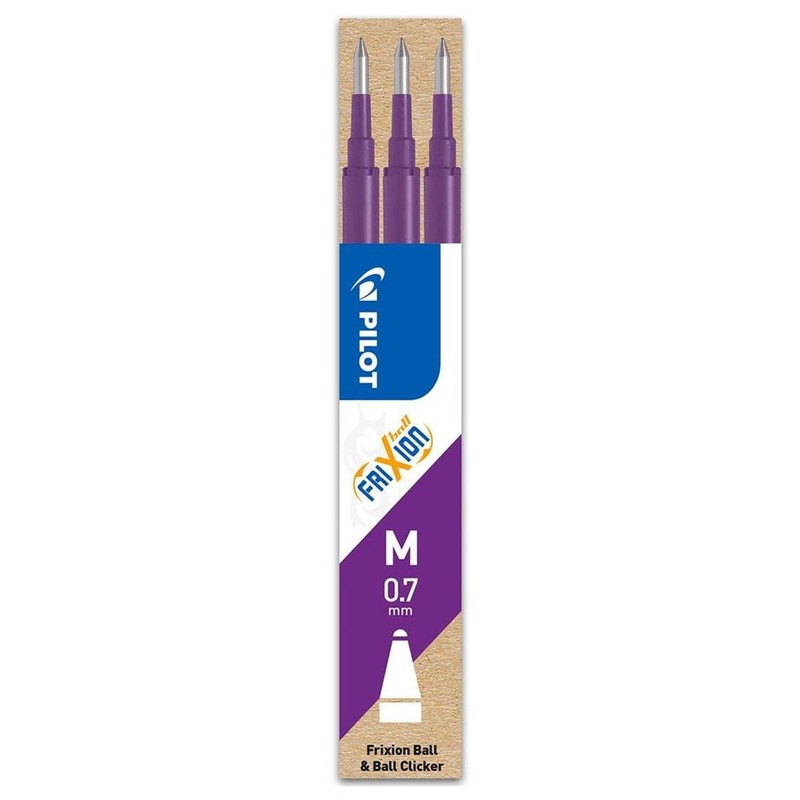 Pilot FriXion Ball Refills (BLS-FR7) Pack of 5 Sets of