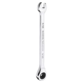 sourcing map Ratcheting Wrench 9/32 Inch Box and Open End 45# Carbon Steel Chromium Plated 12-Point 72-Teeth Combination Wrench for Home Auto Repair Machine Maintenance