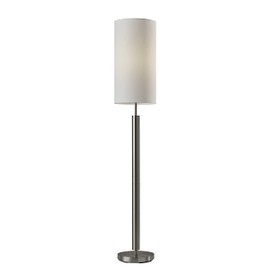 Adesso 4174-22 Hollywood Table Lamp, 58 in., 100W Incandescent, Brushed Steel Finish, 1 Tall Lamp
