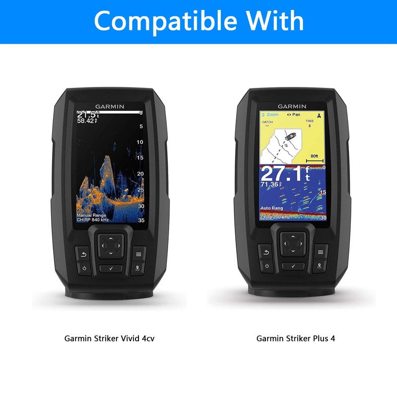 VOMENC Fish Finder Waterproof Cover, Marine Navigation Protection with Sunvisor,
