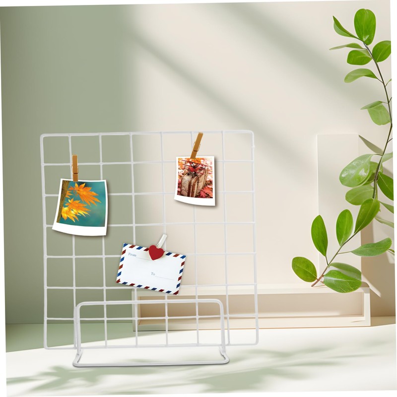 Alipis 2pcs Display Stand Tabletop Grid Display Wire Grid Display