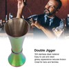 Double Jigger 304 Stainless Steel Thicken Design Wide Opening Glossy