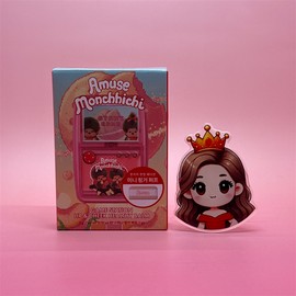 Amuse Monchichi Game Machine Lip & Cheek Healthy Balm + Big Sticker Giveaway &&& Collaboration Peach / 어뮤즈 몬치치 게임기 립 앤 치크 헬시 밤 + 빅스티커 증정 &&& 콜라보 복숭아