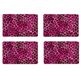 Pink Leopard Pattern Card Skin Sticker Compatible for Debit Card, Credit Card, Transportation Card, Key Card, Vinyl Decal (Pink Leopard)