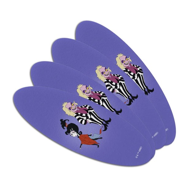 Beetlejuice Animated Series Beetlejuice and Lydia Double-Sided Oval Nail File