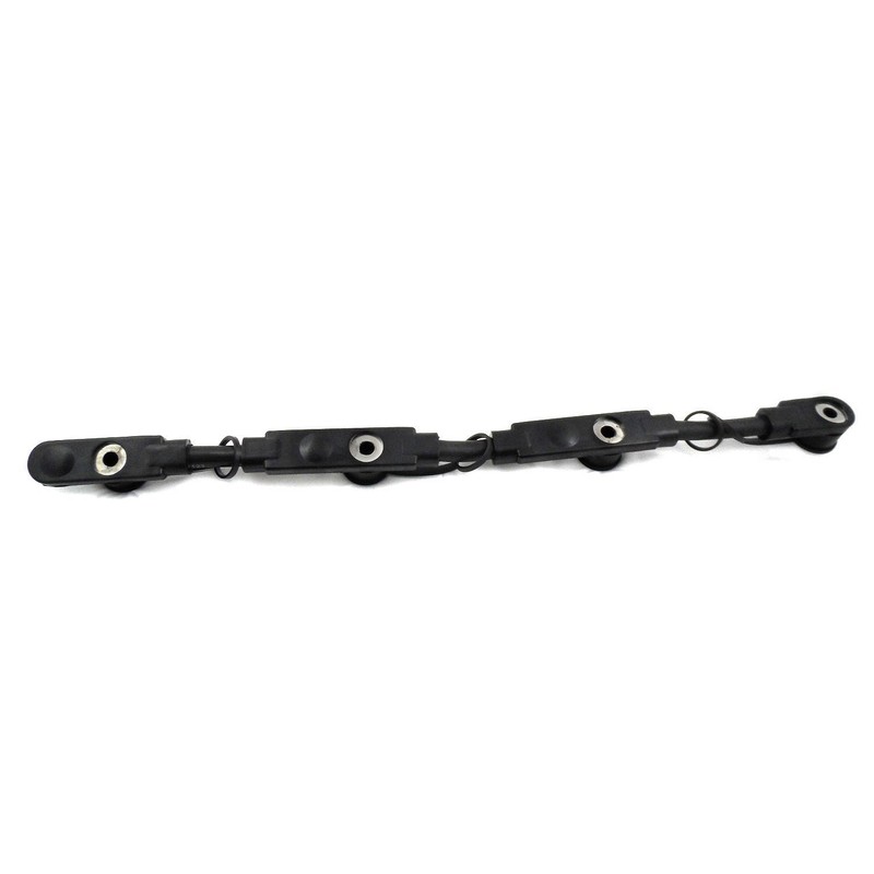 One New 21" Overmolded Four-Battery Harness Assembly, Black Deka/East Penn