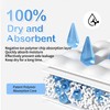 10 Packs/200 Counts Zhuyin Sanitary Napkin, Organic Cotton Super Absorbency