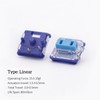 Kailh PG1350 Choc V1 Linear Mechanical Keyboard Switches,25Pcs Low Profile