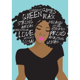 African American Expressions Notebook Set - 3 Pack of Matching Journals - 1-Subject, Single Section Notebooks (Self Love, Small)