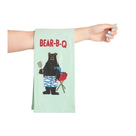 Little Blue House Kitchen Hand/Dish Towels, Bear-B-Q, One Size