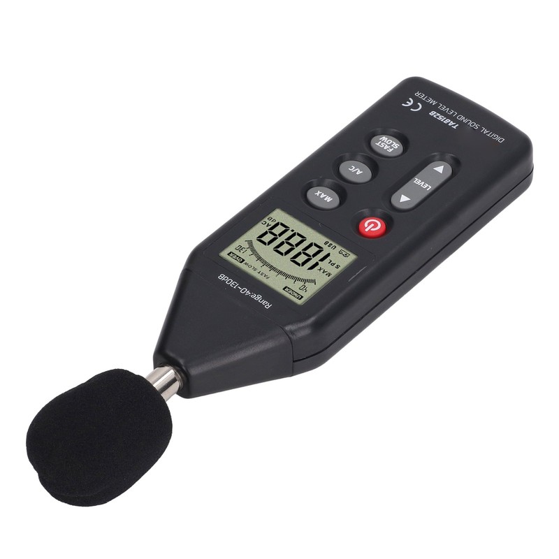 Noise Tester Sound Level Meter High Accuracy Large LCD Screen