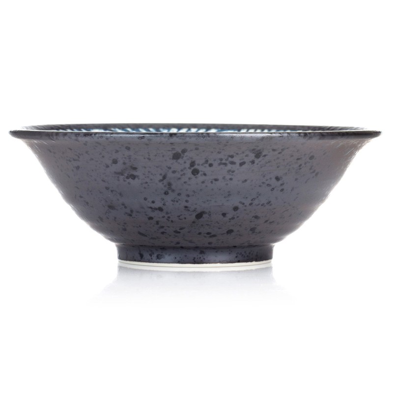 zen minded Japanese Ceramic Ramen Noodle Soup Bowl with Traditional