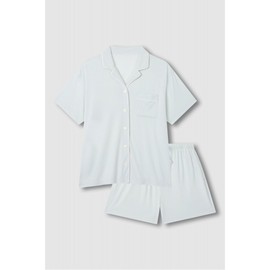 JAJU [JAJU] JAJU AIR Cooling 3/4 Pajama Set_Mint Grey