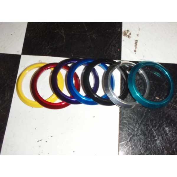 bezel Flat bezel size 3 3/8" choose orange, white, red,