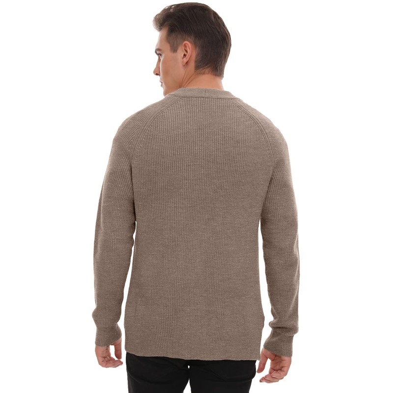 Sailwind Men's Cardigan Pullover Cardigan V Neck Winter Jacket Classic