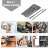 Mesee 10pcs Magnetic Screwdriver Bits Set, S2 Phillips Screwdriver 1/4