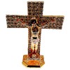 Purpledip Metal Crucifix (Jesus Christ on The Cross) with Glittering