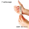SILSTAR PROFESSIONAL 7" NAIL FILE STRAIGHT WHITE 100/180 MADE IN