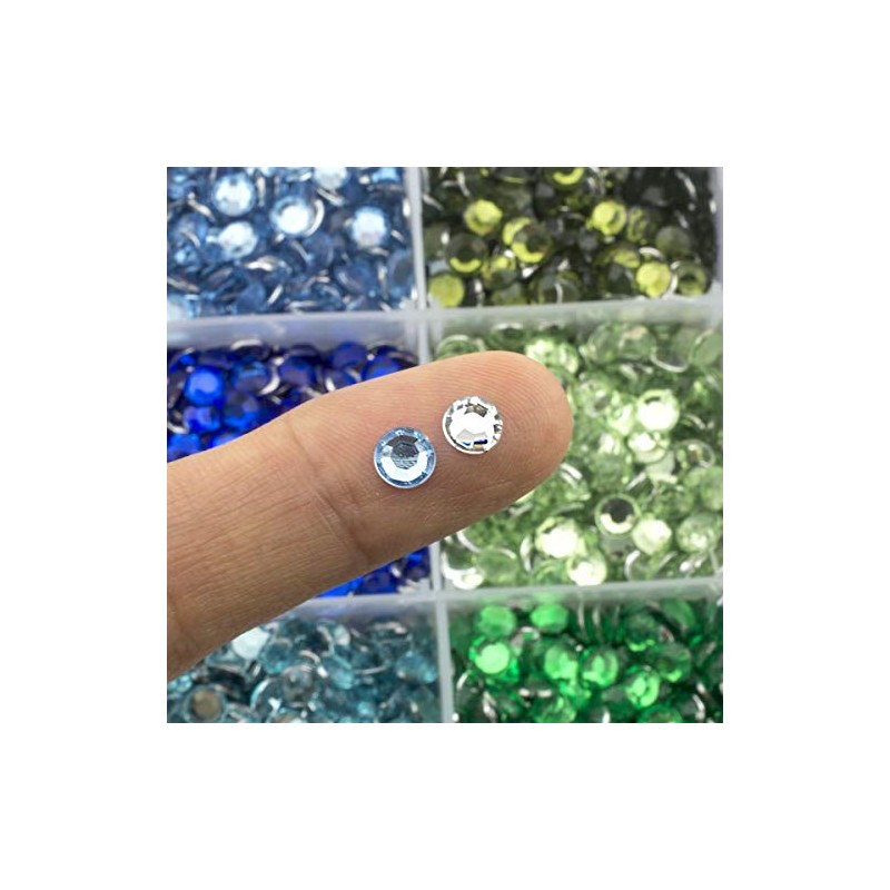 Summer-Ray 5mm Assorted Colour Rhinestones in Storage Box Set #2