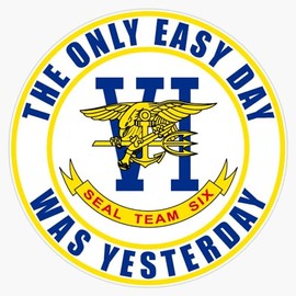 Seal Team 6 Window Bumper Sticker Decal 5"