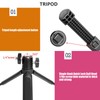 KINGJOY Desktop Tripod 2 Sections Retractable Mini Tripod for Live