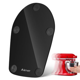 Aieve Upgrade Mixer Slider Mat for KitchenAid 4.5-5 QT Tilt-Head Stand Mixer, Acrylic Mixer Slider Tray Board with Felt Back for Kitchenaid Mixer Aceesories, Black