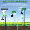 FEED GARDEN [Upgrade Version Adjustable Shepherds Hook Bird Feeder Pole