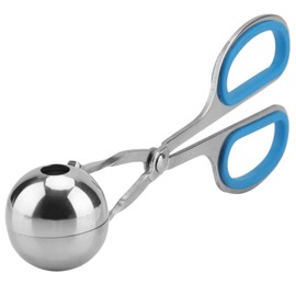 Meat Baller, Stainless Steel Meatball Scoop Maker Non-sticky Meatballs Rice Balls Clip Maker Kitchen Tool (blue)