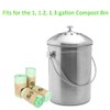 100% Compost Bags for Kitchen Countertop Compost Bin - 1,