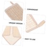 FRCOLOR 3pcs Cotton Linen Bath Wipes Face Washcloths Soft Absorbent