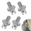 Pleoos 4 Pieces Clutch Brake Cable Adjuster Screw Metric Clutch