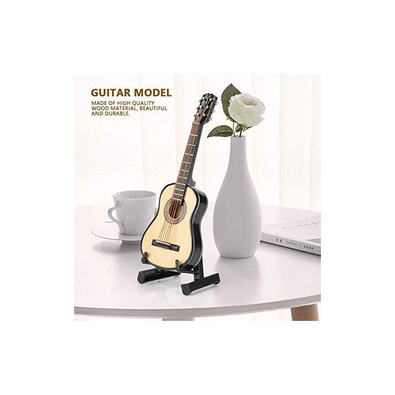 Hilitand Miniature Guitar for Guitar. Mini Musical Ornaments Handmade Home