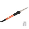 20Pcs Electric Soldering Iron Set Temperature Adjustable with Switch Welding