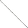 Saris and Things 925 Sterling Silver 2mm Singapore Chain Anklet