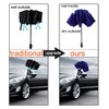 NOOFORMER Compact Reverse Folding Umbrella Automatic Windproof Travel Inverted Umbrellas
