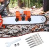 PATIKIL 5pcs 4mm Diamond Chainsaw Sharpener Grinding Polishing File Tool