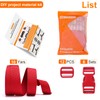 BEYOURD Buckle and Strap Set, 10 Yards Polyester Webbing Strap