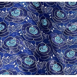 wowfabric4less123 2 Yard Blue Silver Turquoise Embroidery sequins Lace fabric 50” Width