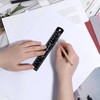 15cm Metal Ruler, 2 Pack Straight Ruler Dual-Scale Stainless Steel