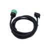 Type2 Green 9Pin J1939 to DB15 ELD Cable for Fleet