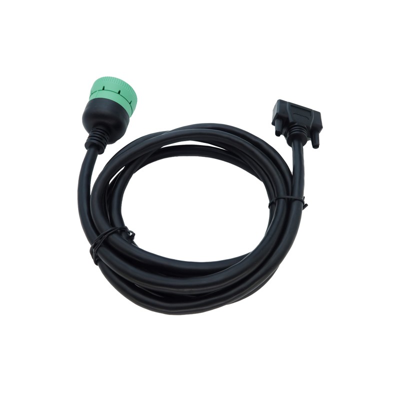 Type2 Green 9Pin J1939 to DB15 ELD Cable for Fleet