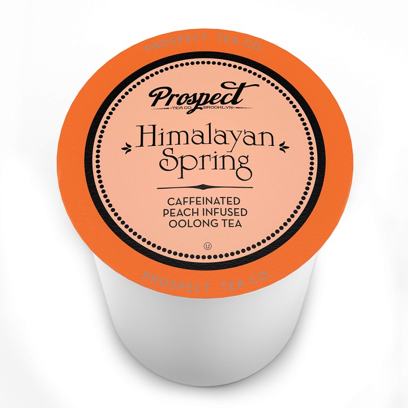 Prospect Tea Co. Himalayan Spring Peach Infused Oolong Tea Pods