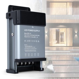 YOODI Power Supply 24 V LED Transformer 100 W LED Transformer 230 V to 24 V 4.1 A LED Driver Rainproof IP44 Constant Voltage Power Supply 24 V Ultra Thin Low Voltage Transformer LED Driver for LED