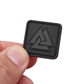 Valknut Blackout Ranger Eye Norse Viking PVC Rubber Hook